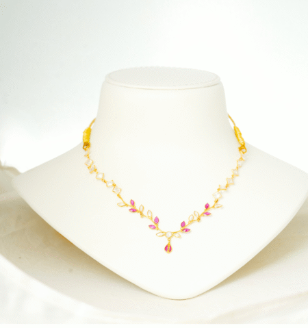 Polki Necklace [ 9.640 Gram ]
