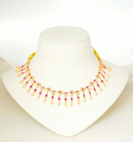Polki Necklace [ 11.940 Gram ] – 22Kt