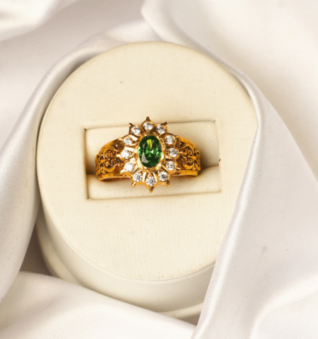 Gents Antique stone Ring [ 8.920 Gram ] - 22Kt