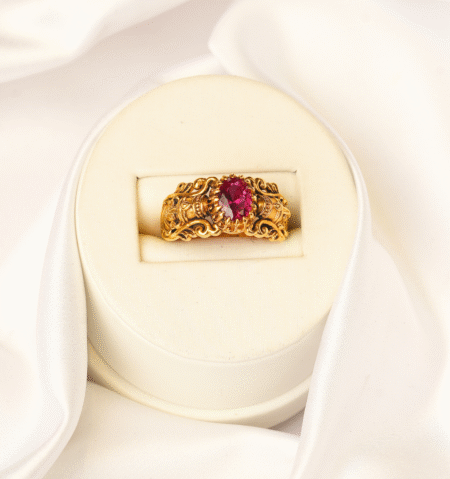 Gents Antique stone Ring [ 7.000 Gram ] - 22Kt
