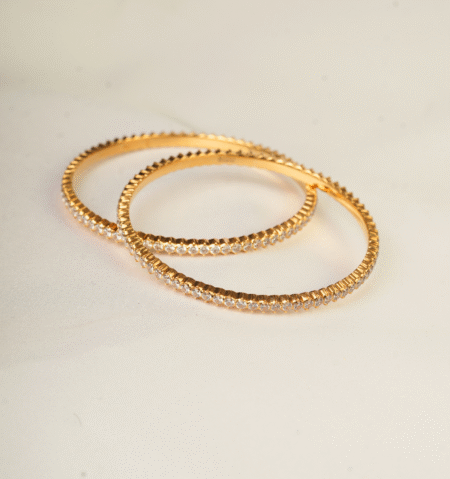 Stone Bangles [40.780 ] - 22Kt