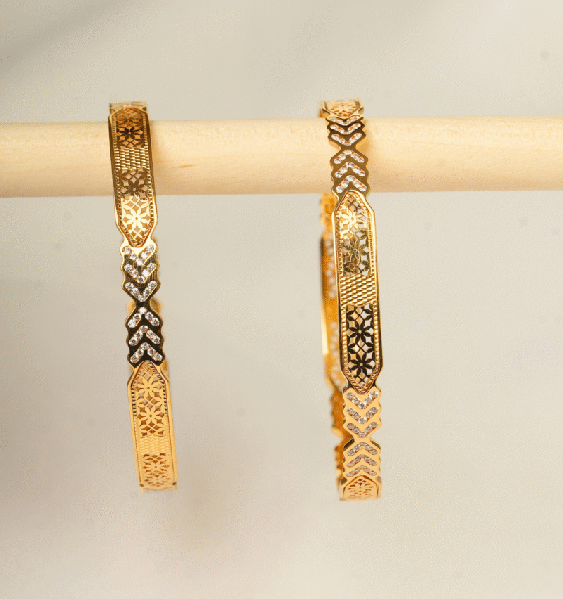Fancy Bangles [31.770 Gram ] - 22Kt