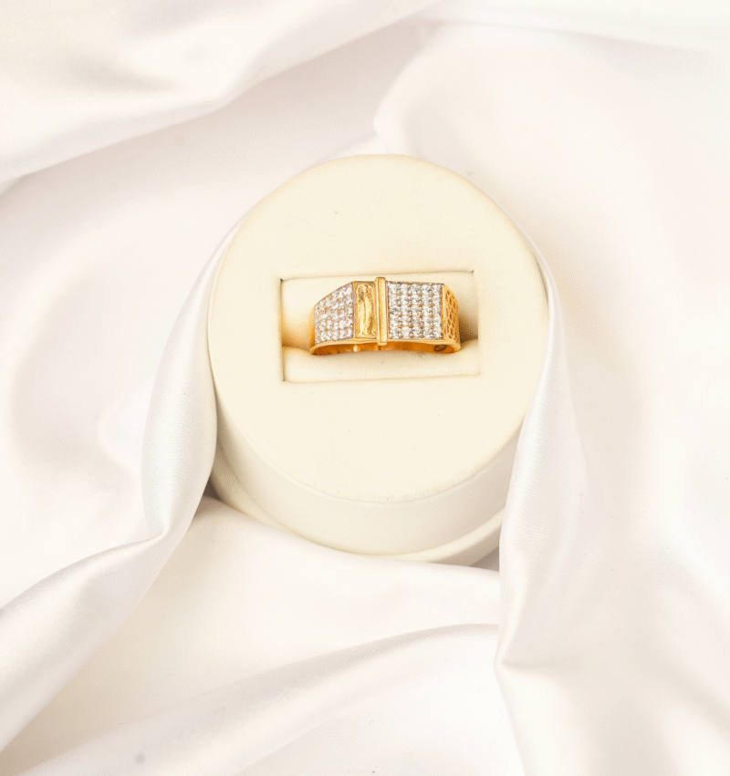 Gents Antique stone Ring [ 2.830 Gram ] - 22Kt