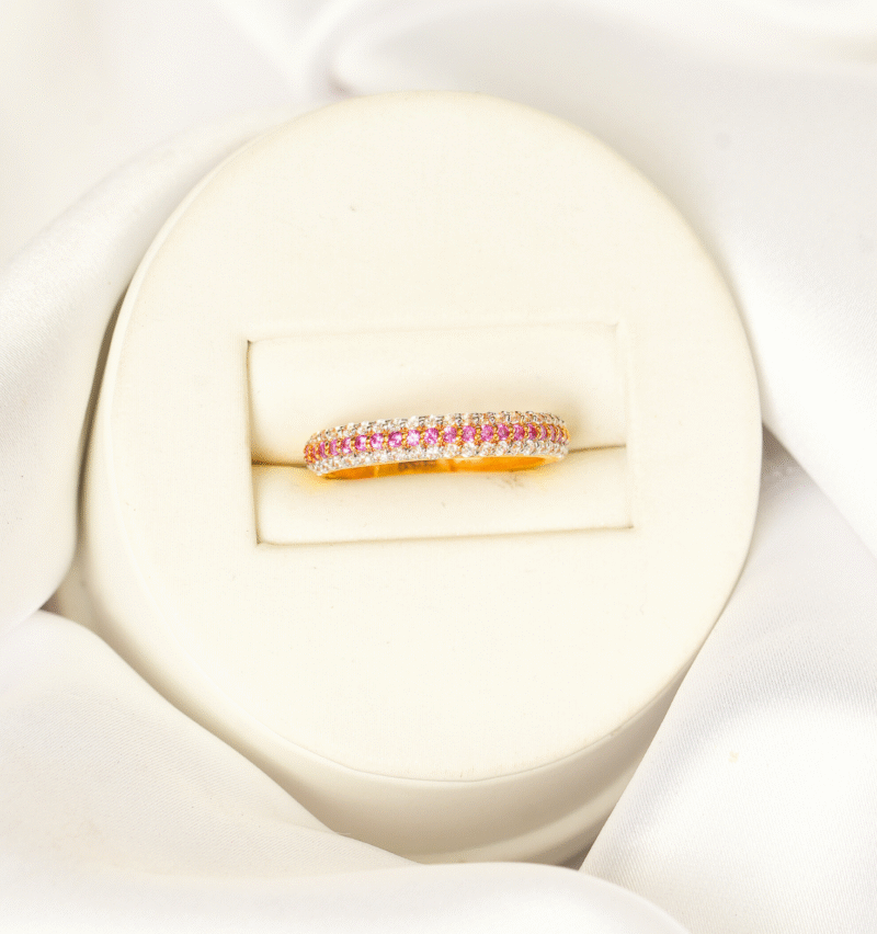 Ladies Stone Ring  [ 2.090  Gram ] - 22Kt