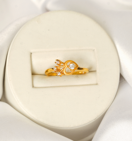 Ladies Casting Stone Ring [ 2.180   Gram ]- 22Kt