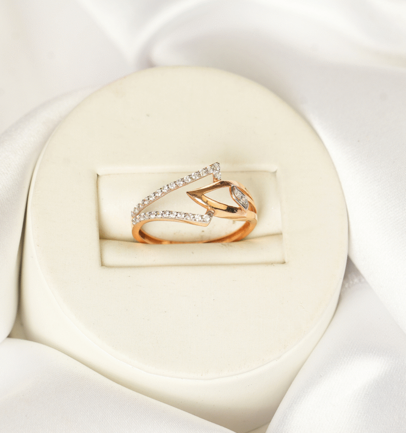 Ladies Casting  Ring [1.5 Gram ] - 18Kt
