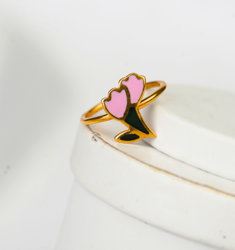 Kids Ring  [ 1.160  Gram ] - 22Kt