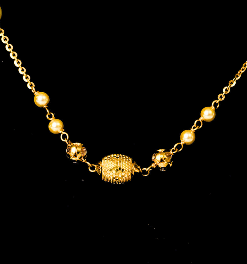 Fancy Pearl Chain [ 9.550  Gram ] - 22Kt - Image 2
