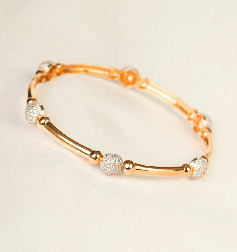 Stone Bangles [ 27.560 Gram ] - 18Kt - Image 2