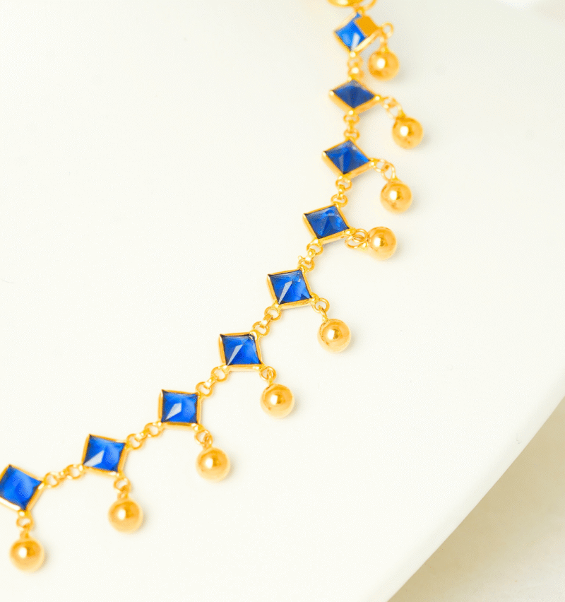 Polki Necklace [9.420 Gram ] 22KT - Image 2