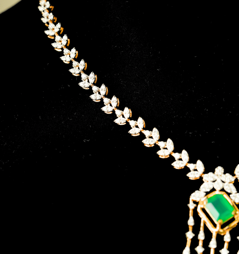 Stone Necklace [ 14.040 Gram ] 18KT - Image 2