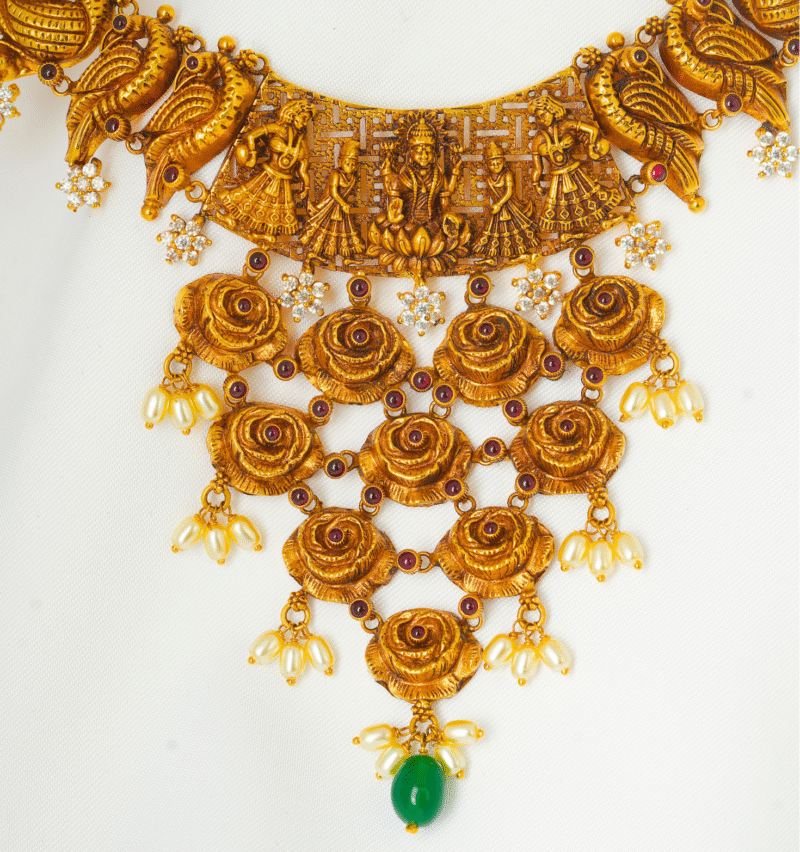 Antique Necklace [ 41.530  Gram ] 22KT - Image 3